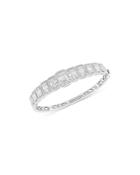 Bloomingdale's Mosiac Diamond Statement Bangle In 14k White Gold, 3.0 Ct. T.w. - 100% Exclusive