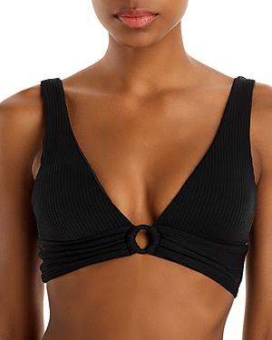 L*space Fisher Ribbed Bikini Top