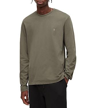 Allsaints Brace Long Sleeve Contrast Ramskull Tee