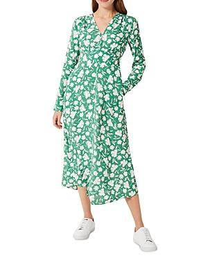 Hobbs London Allison V-neck Midi Dress