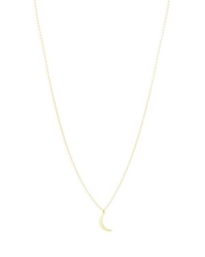 Argento Vivo Moon Pendant Necklace In 14k Gold Plated Sterling Silver, 22-24