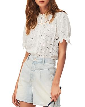Ba & Sh Birkin Cotton Eyelet Top