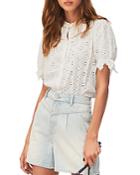 Ba & Sh Birkin Cotton Eyelet Top