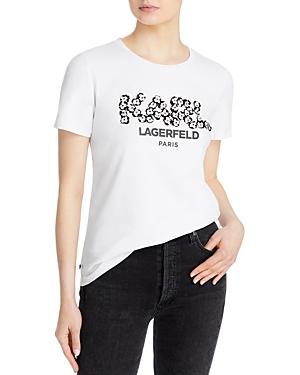 Karl Lagerfeld Paris Applique Logo Tee