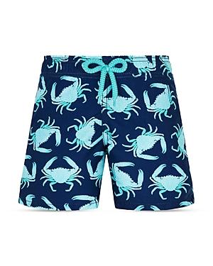 Vilebrequin Boys' Crab Print Swim Trunks - Little Kid, Big Kid