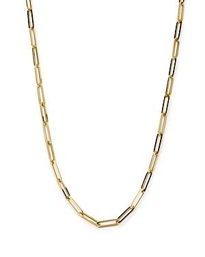 Meira T 14k Yellow Gold Paperclip Chain Necklace, 16
