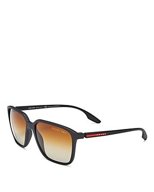 Prada Men's Polarized Square Sunglasses, 58mm