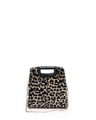 Maje Leopard Print Convertible Shoulder Bag