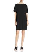 Eileen Fisher Petites Cold Shoulder Tee Dress