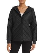 Eileen Fisher Quilted Hooded Jacket