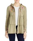 Johnny Was Acacia Cotton Tiered Hoodie