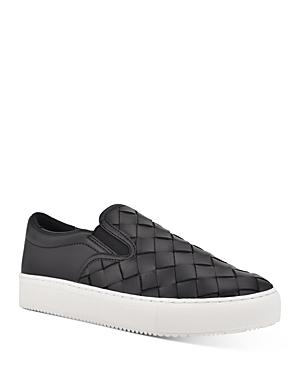 Marc Fisher Ltd. Women's Calla Woven Leather Slip On Sneakers
