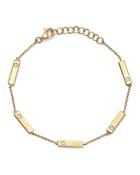Diamond Bar Station Bracelet In 14k Yellow Gold, .10 Ct. T.w. - 100% Exclusive