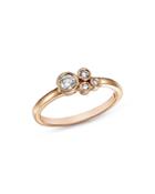 Bloomingdale's Diamond Bezel Cluster Ring In 14k Rose Gold, 0.25 Ct. T.w. - 100% Exclusive
