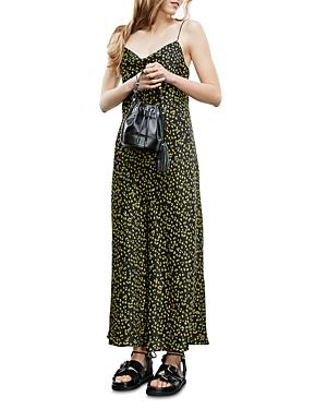 The Kooples Cowl Neck Floral Maxi Dress