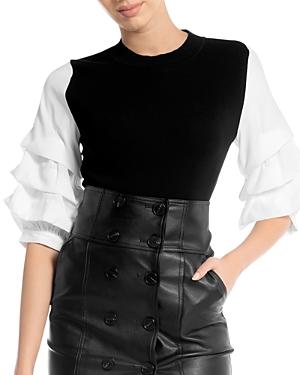 Gracia Tiered Sleeve Knit Top (46% Off) - Comparable Value $92