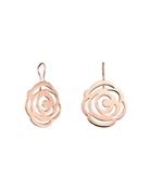 Tous 18k Rose Gold-plated Sterling Silver Rosa De Abril Drop Earrings