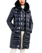 Dawn Levy Kat Shearling Trimmed Puffer Coat