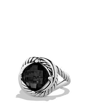 David Yurman Infinity Ring With Black Onyx