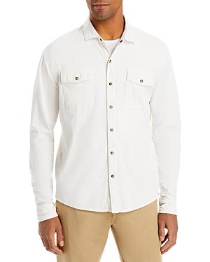 Peter Millar Lava Wash Cotton Blend Knit Classic Fit Button Down Shirt