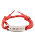 Balenciaga Logo Plate Bracelet