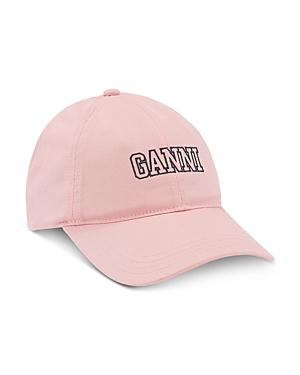 Ganni Twill Logo Cap