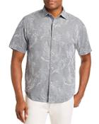 Tommy Bahama Lahaina Leaves Regular Fit Short-sleeve Silk Shirt