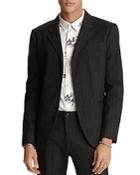 John Varvatos Star Usa Tucker Regular Fit Tonal-stripe Jacket