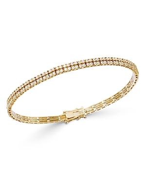 Bloomingdale's Diamond Double-row Bracelet In 18k Yellow Gold - 100% Exclusive