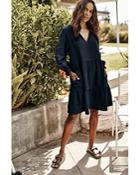 Velvet By Graham & Spencer Mirella Cotton Tiered Dress
