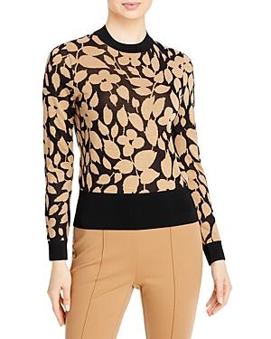 Boss Femmanuela Intarsia Floral Sweater