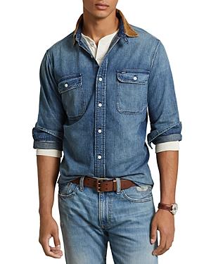 Polo Ralph Lauren Classic Fit Denim Corduroy-collar Shirt