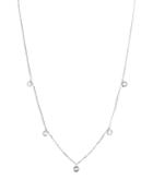 Aqua Thin Chain Circle Drop Necklace, 16 - 100% Exclusive