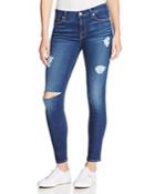 7 For All Mankind B(air) Destroyed Skinny Ankle Jeans In Duchess