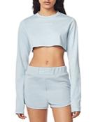 Herve By Herve Leger Logo Cropped Tee