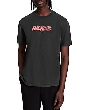 Allsaints Aurocide Cotton Logo Tee