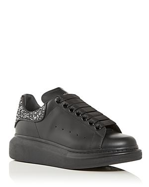 Alexander Mcqueen Women's Oversized Glitter Heel Detail Sneakers