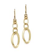 14k Yellow Gold Triple Oval Link Earrings - 100% Exclusive