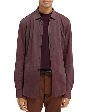 Scotch & Soda Knit Slim Fit Button Down Shirt