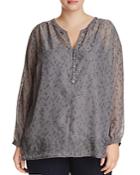 Nydj Plus Embroidered Blouse - 100% Bloomingdale's Exclusive