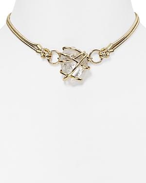 Alexis Bittar Miss Havisham Caged Collar Necklace, 12