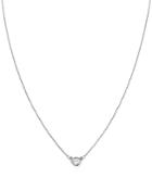 Diamond Bezel Set Pendant Necklace In 14k White Gold, .15 Ct. T.w. - 100% Exclusive