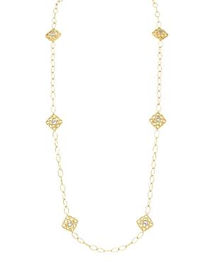 Gumuchian 18k Yellow Gold Tiny Hearts Station Necklace, 34