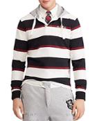 Polo Ralph Lauren Polo Striped Hooded Rugby Shirt