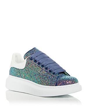 Alexander Mcqueen Women's Glitter Disco Low Top Sneakers