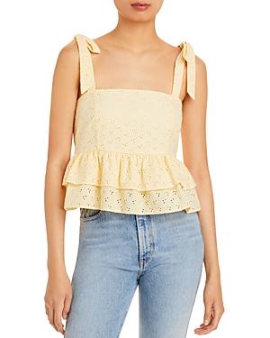 Lost And Wander Sunset Soiree Peplum Top