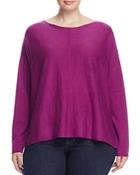Eileen Fisher Plus Wool Drop Shoulder Sweater