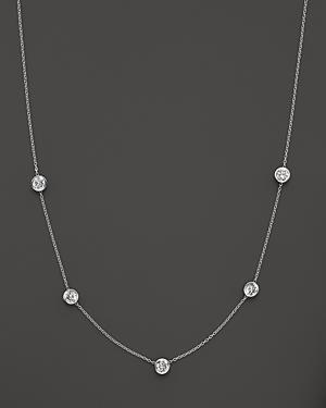 Diamond Station Necklace In 14k White Gold, 2.0 Ct. T.w. - 100% Exclusive