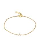 Zoe Lev 14k Yellow Gold Tiny Wishbone Chain Link Bracelet