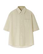 Lemaire Pale Sage Short Sleeve Shirt